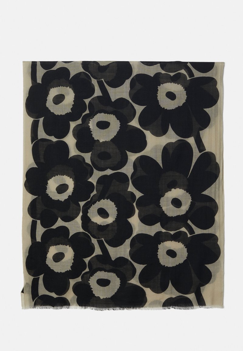 Marimekko FIORE UNIKKO - Kaelarätt - black/khaki