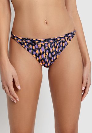 LSCN BY LASCANA - PANTS CHEEKY - Bikini-Hose - black-print