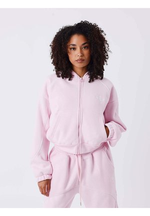À CAPUCHE SOFT - Sweater met rits - rose
