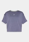 NAGINO RUN TOP - Camiseta deportiva - monument blue