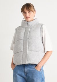 BOSS FOCRINA - Brezrokavnik - light pastel grey