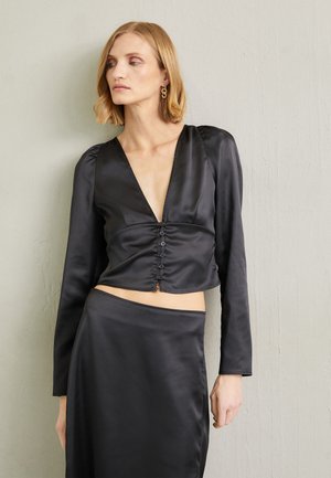 DESIGNERS REMIX LISBON BLOUSE - Μπλούζα - black