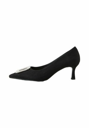 REGULAR FIT - FOREVER COMFORT JEWEL TRIM POINTED COURT - Klasiski papēži - black