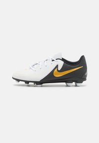 Nike Performance - JR PHANTOM GX II CLUB FG/MG UNISEX - Fußballschuh Nocken - white/black/metallic gold Thumbnail-Bild 1