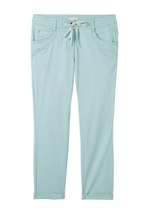 TOM TAILOR TAPERED RELAXED - Tygbyxor - dusty mint blue