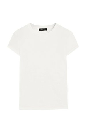 Massimo Dutti, SHORT SLEEVE SLIM FIT T-SHIRT - T-shirts basic - white