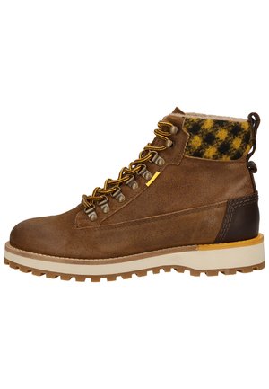 camel active Lace-up ankle boots - cognac