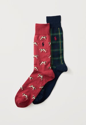 Polo Ralph Lauren, 2 PACK - Chaussettes - red/blue