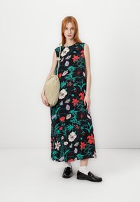 Marimekko MIGOT PERENNA - Maksimekko - black/turquoise/pink
