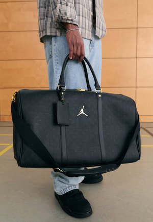 MONOGRAM DUFFLE BAG UNISEX - Rejsetasker - black/gold-coloured