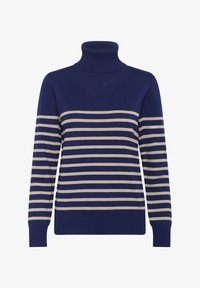 Valimata, navy peony greige stripe