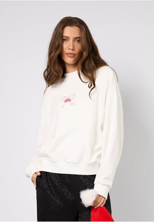SHINE BRIGHT - Sweatshirt - white