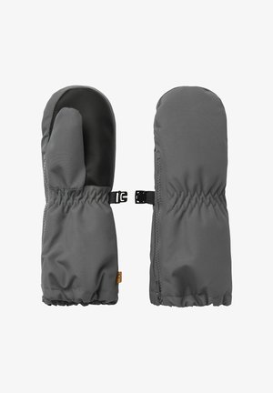 Hallid, veekindlast kangast kindad, mis on mugavalt istuvad elastsete mansettidega, kinnitusega ning tekstuuriga haardeosal peopesal.