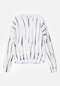 BLAKE IN STRIPE - Bluză de molton - white/navy/olive