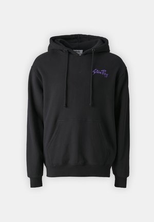 HOOD UNISEX - Sweatshirt - black/purple