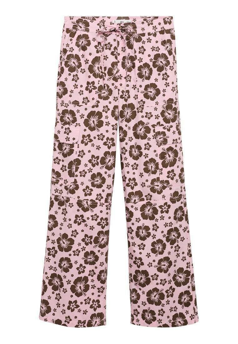 Mango Cargobroek donkerroze Mango Cargobroek donkerroze