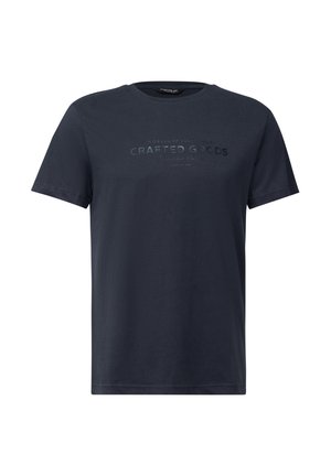 T-shirt med print - blau