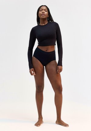 ENGINEERING PERIOD WITH HIGH ABSORBENCY – HIGH WAIST –  - Mutande mestruali - black