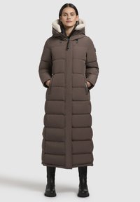 khujo CLARESSE TEDDY - Vinterfrakke - taupe dunkel