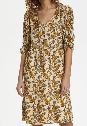 Vapaa-ajan mekko - yellow