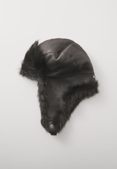 STUDIO ID REVERSIBLE AVIATOR HAT TOSCANA - Pipo - black