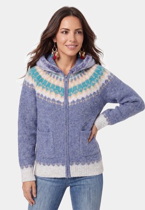 usha, Strickjacke - navy multicolor