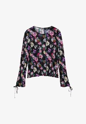 Desigual PLEATED FLORAL - Pusero - black