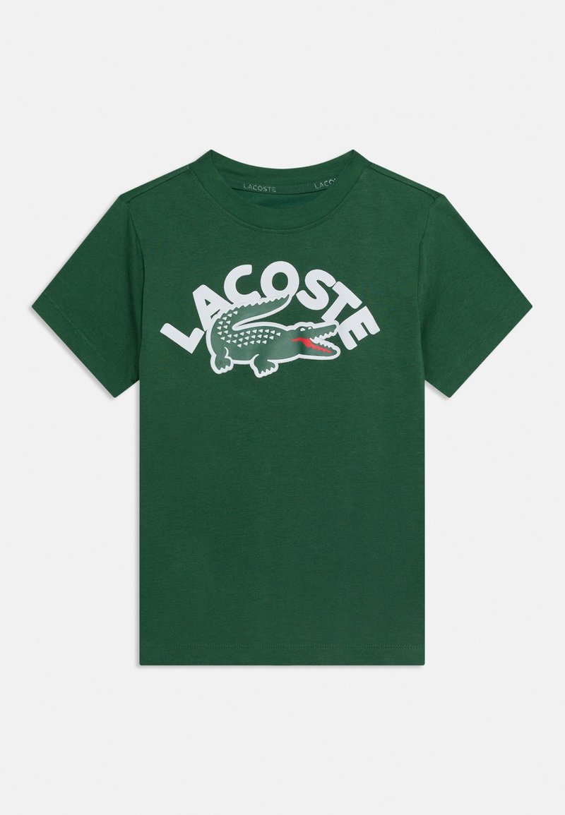 Lacoste T-shirt print groen