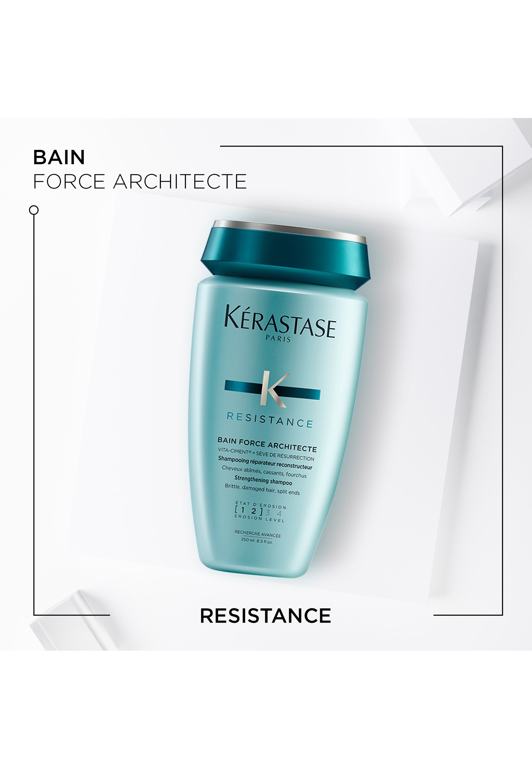 KÉRASTASE RESISTANCE BAIN FORCE ARCHITECTE STRENGHTENING SHAMPOO