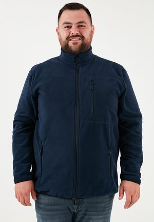 PLUS SIZE - Fleecejacke - dark blue