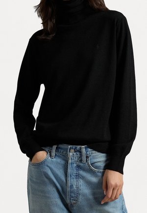 Strickpullover - black