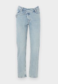 MOM WAISTBAND - Jean droit - vintage washed blue