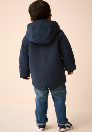 Next, REGULAR FIT - WATERPROOF BORG LINED PARKA - Parka - navy