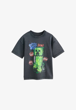 Next, NEXT ALL OVER PRINT LICENSE T-SHIRT (4-16YRS) - Trükipildiga T-särk - charcoal grey washed