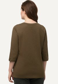 Ulla Popken T-shirt con stampa - dark brown