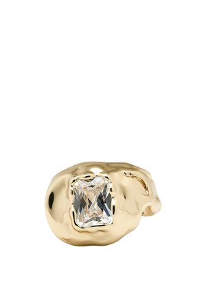 Massimo Dutti, MELTED EFFECT SHIMMERY RING - Anello - gold-coloured