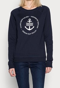 TOM TAILOR DENIM Felpa - dark blue