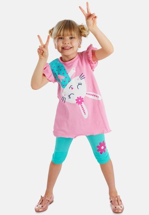 Denokids, SET BUNNY - Leggings - Hosen - rosa