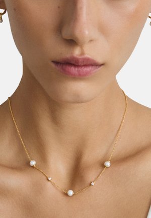THOMAS SABO, KETTE MIT PERLEN UND ZIRKONIA - Collana - gold-coloured