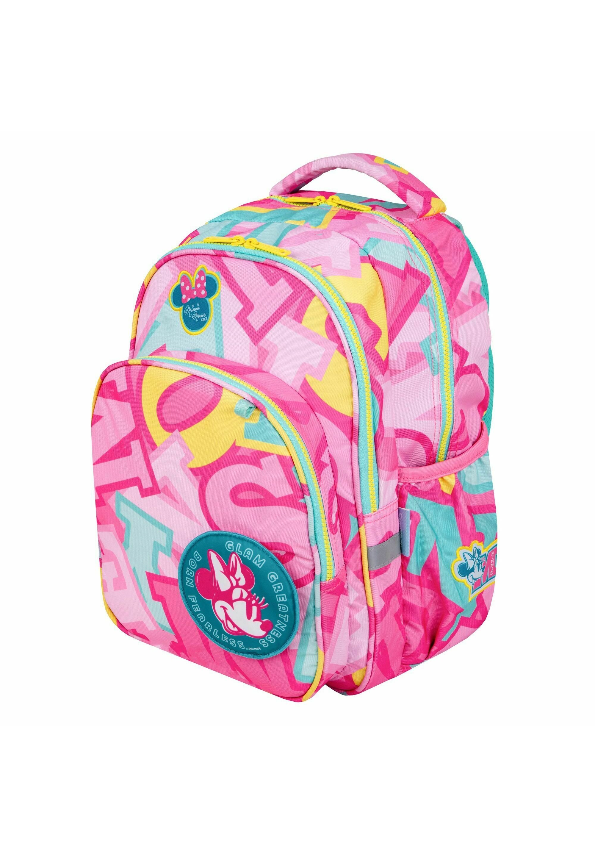 Kinderrucksack Minnie Maus – 36 Cm, Mit Gepolsterten Trägern, Aus Robustem Polyester