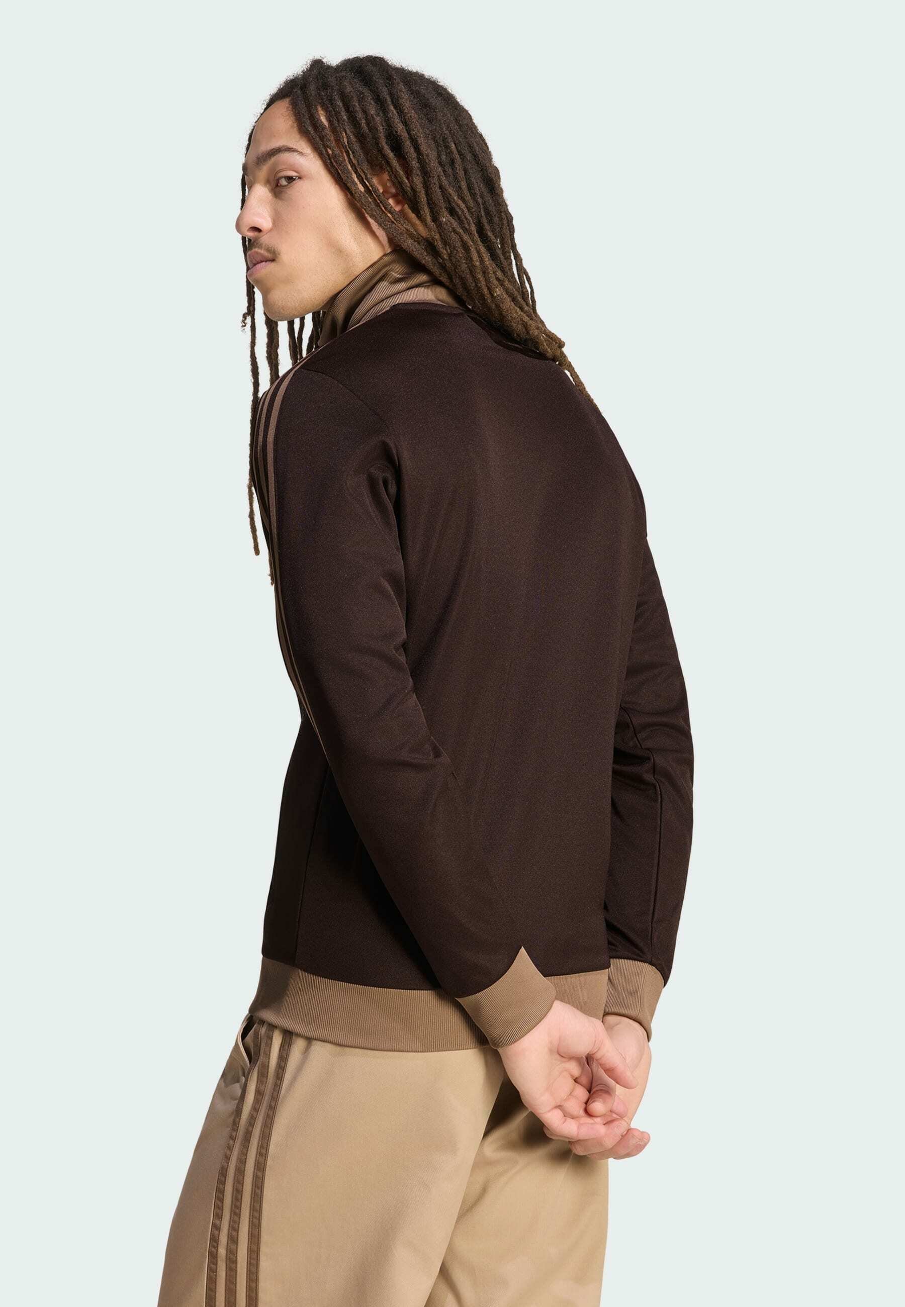 adidas Originals BECKENBAUER TT - Zip-up sweatshirt - aurora
