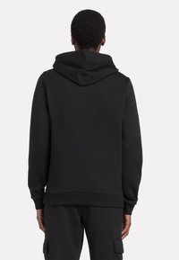 Reebok IDENTITY  - Majica s kapuljačom i patentnim zatvaračem - black