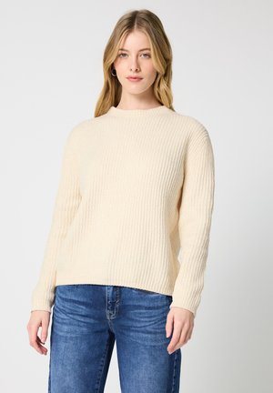 PULLOVER - Pullover - beige