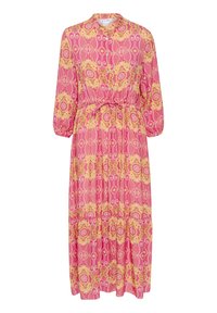 Cream Maxi šaty - pink
