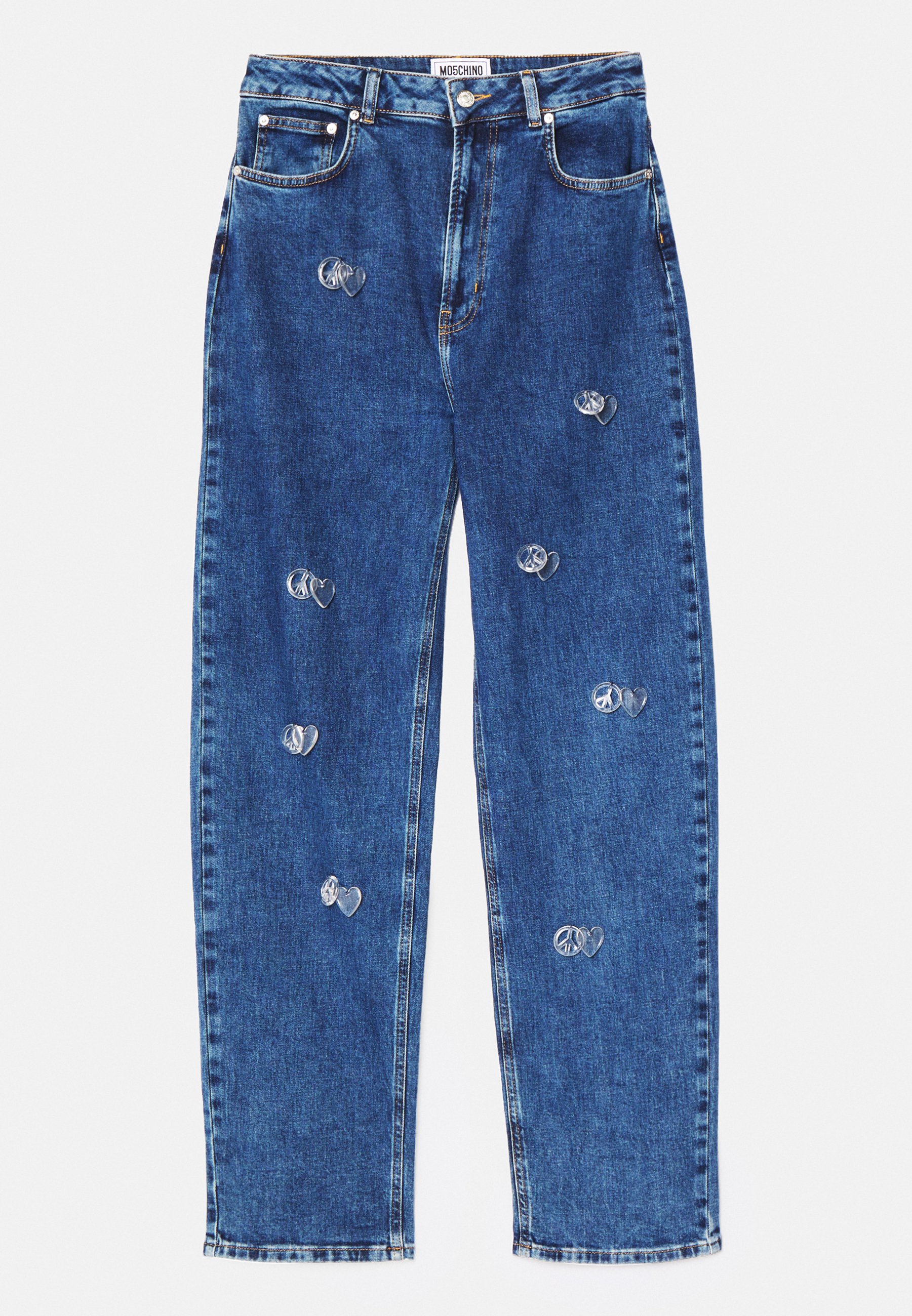 【MOSCHINO】ストレートフィットジーンズ MOSCHINO JEANS Straight leg jeans - fantasia blu/light-blue