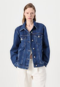 Marimekko MURROS UNIKO - Farkkutakki - worn indigo