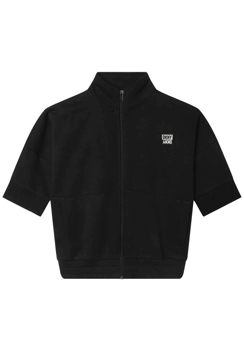 DKNY Sweater met rits zwart