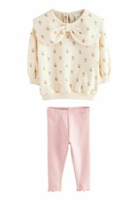 Next FLORAL SET - Leggings - cream