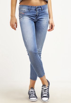 Slim fit jeans - bleached denim