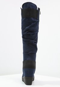 Tamaris Botas de cuña - dark blue